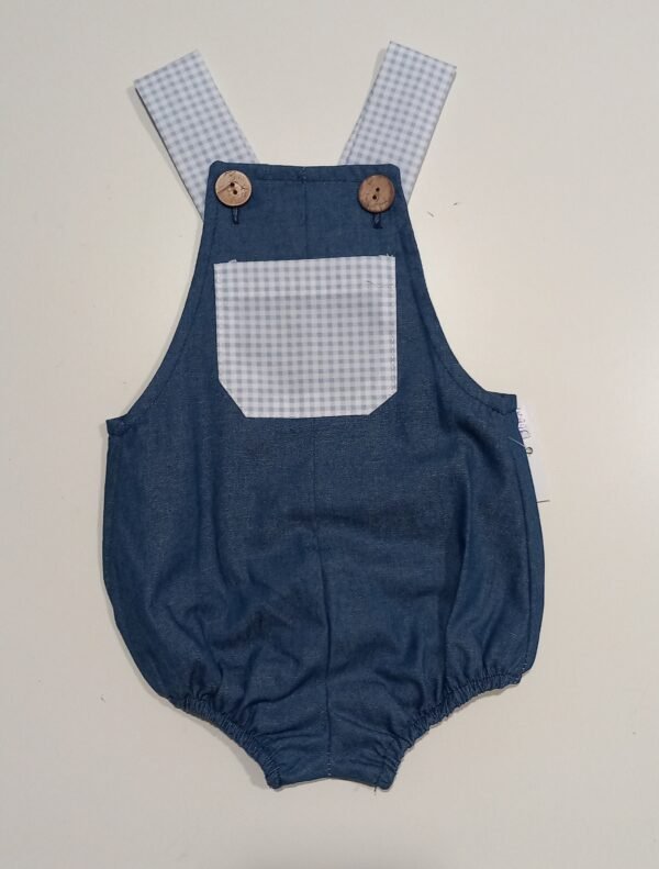 Pelele Denim Bolsillo