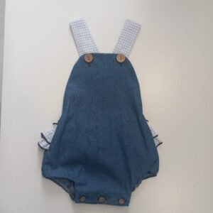 Pelele Denim Volantes