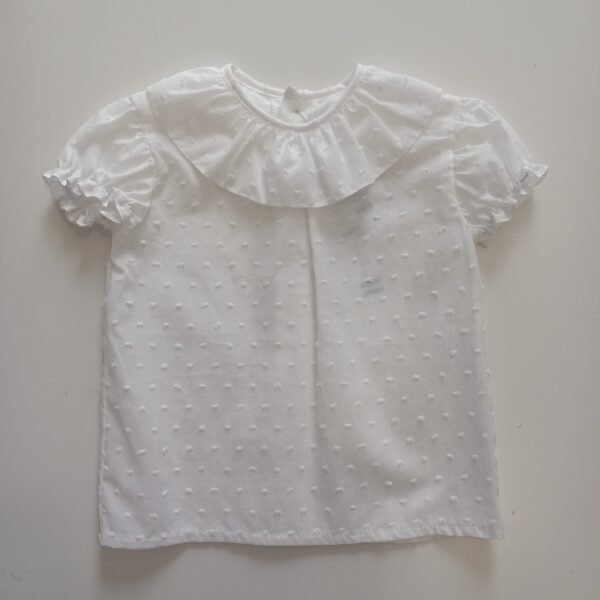 Camisa Plumeti Cuello Volante