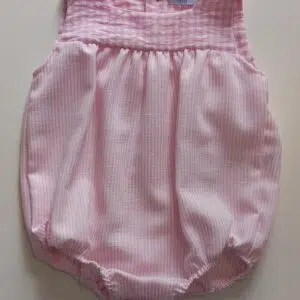 Pelele Combinado Cuadro y Rayas