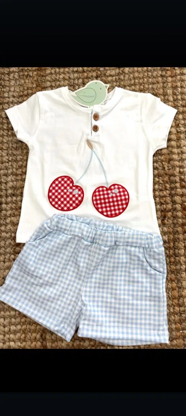 Conjunto Punto Cerezas Niño