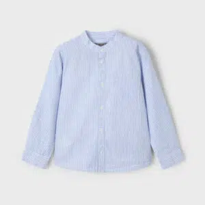 Camisa Cuello Mao Rayas