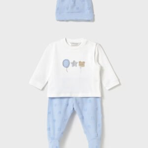 Conjunto Polaina Y Gorro Algodon