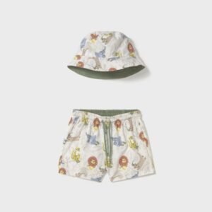 Conjunto Bañador Con Gorro Selva