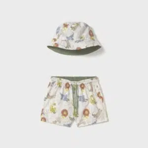 Conjunto Bañador Con Gorro Selva