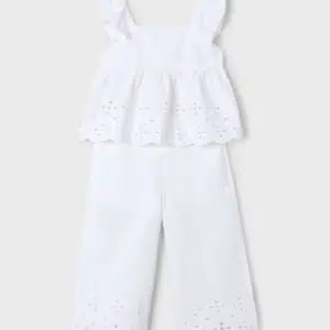 Conjunto Niña Perforado