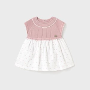 Vestido Combinado Tricot