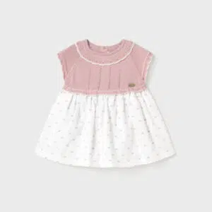 Vestido Combinado Tricot