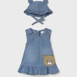 Vestido Denim Con Gorro