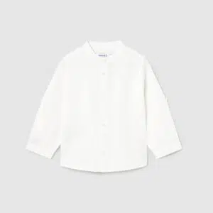 Camisa Cuello Mao Blanca