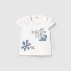 Camiseta Flor Bebé Niña