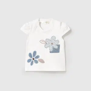 Camiseta Flor Bebé Niña