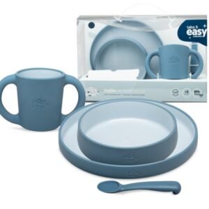 Vajilla De Aprendizaje Azul