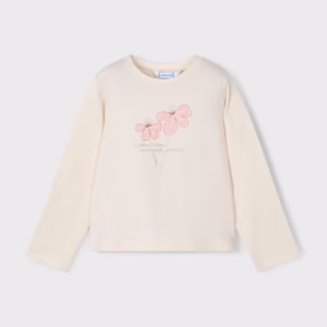 Blusa Básica Mayoral Flor Maquillaje