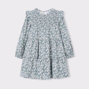 Vestido Viella Estampado Salvia